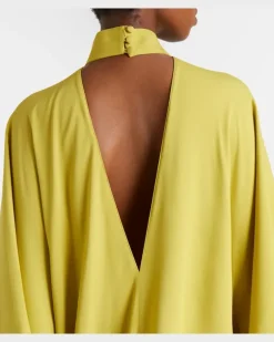 Kaftan OOO aus Crêpe Gelb