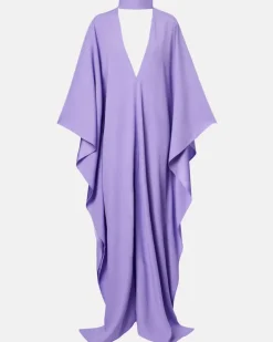 Kaftan OOO aus Crêpe Violett