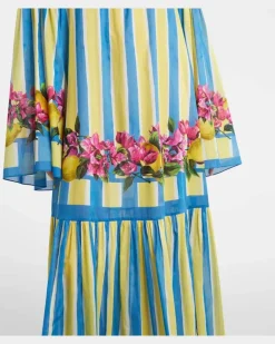 Kaftan Taormina aus Baumwolle Multicolor