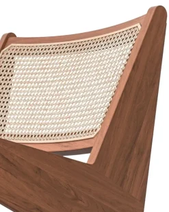Kangaroo Sessel aus Holz - Braun