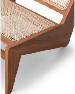 Kangaroo Sessel aus Holz - Braun