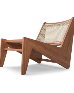 Kangaroo Sessel aus Holz - Braun