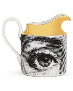 Kanne mit Print - Grau