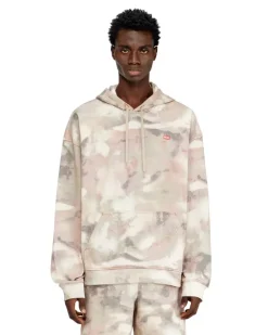 Kapuzenpullover aus Bio-Baumwolle mit Camouflagemuster - Sweatshirts - Herren - Bunt