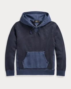Kapuzenshirt aus French-Terry Blue