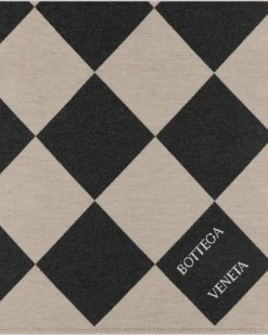 Karierte Jacquard-Decke-Grau & Silberfarben - Unisex