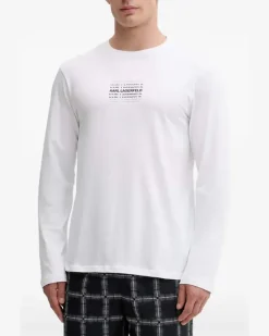 Karierter Pyjama - Weiß