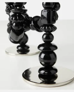 Kerzenständer Beads Schwarz