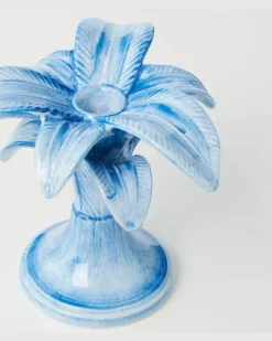 Kerzenständer Palm Small Blau
