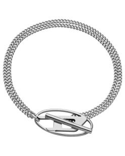 Kettenarmband aus Edelstahl - Armbänder - Unisex - Silber