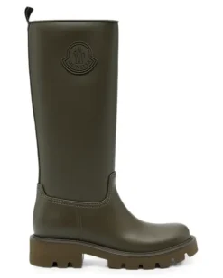 Kickstream Regenstiefel mit Logo-Patch - Grün