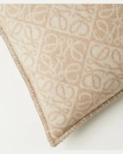 Kissen Anagram aus Wolle und Cashmere Neutral