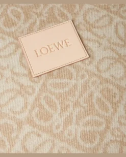 Kissen Anagram aus Wolle und Cashmere Neutral