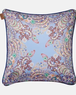 Kissen aus Baumwolle Blau