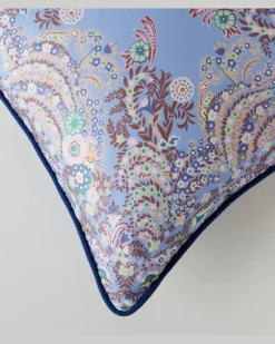 Kissen aus Baumwolle Blau
