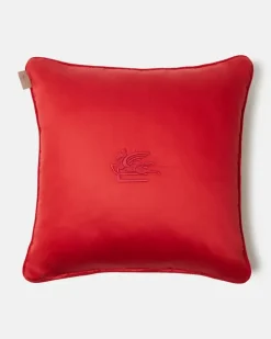 Kissen aus Baumwolle Rot