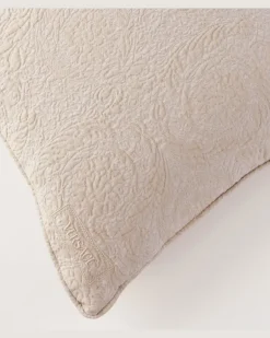 Kissen Barocco aus einem Baumwollgemisch Beige