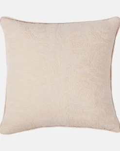 Kissen Barocco aus einem Baumwollgemisch Beige