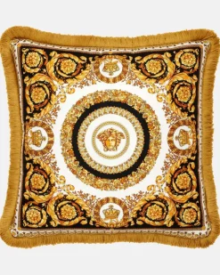 Kissen Crete De Fleur aus Seide Multicolor