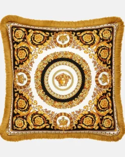 Kissen Crete De Fleur aus Seide Multicolor