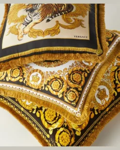Kissen Crete De Fleur aus Seide Multicolor