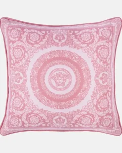 Kissen Crete de Fleur aus Wolle und Kaschmir Rosa