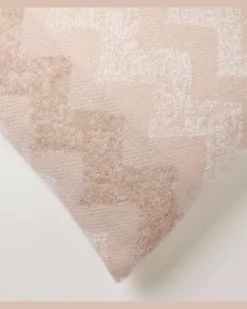 Kissen Gesetti aus einem Wollgemisch Rosa