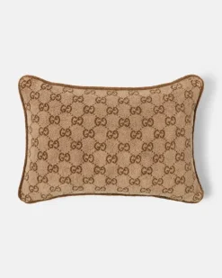 Kissen GG aus Baumwolle Beige