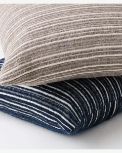 Kissen Gurghi aus Wolle und Baumwolle Beige