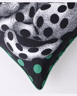 Kissen High Fidelity aus einem Seidengemisch Multicolor
