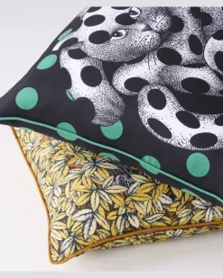 Kissen High Fidelity aus einem Seidengemisch Multicolor