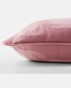 Kissen Icon Medusa aus Seide und Cashmere Rosa