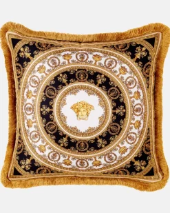 Kissen I Love Baroque aus Seide und Baumwolle Braun