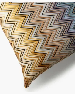 Kissen Jarris Zigzag aus Baumwolle Multicolor
