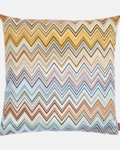 Kissen Jarris Zigzag aus Baumwolle Multicolor