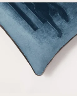 Kissen New Pegaso aus Samt Blau