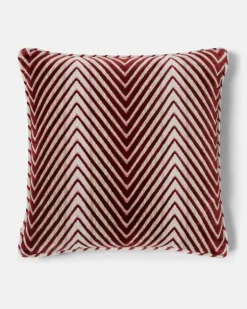 Kissen Ziggy aus Samt Rot
