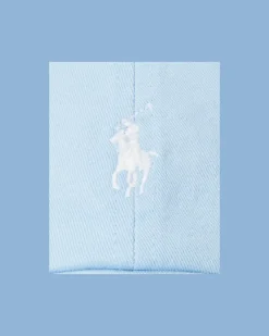 Klassische Baumwollchino-Baseballkappe Blue