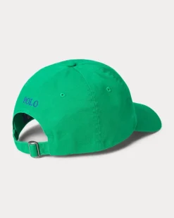 Klassische Baumwollchino-Baseballkappe Green