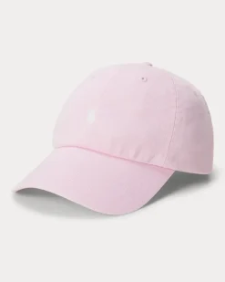 Klassische Baumwollchino-Baseballkappe Pink