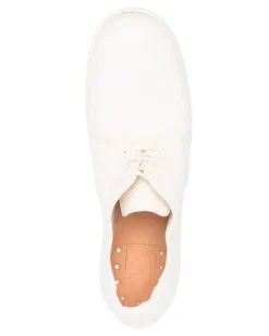 Klassische Derby-Schuhe - Weiß