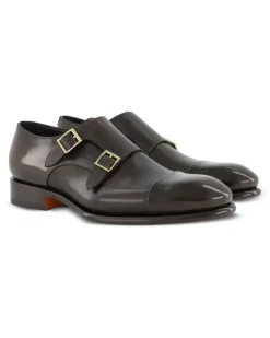 Klassische Monk-Schuhe - Braun