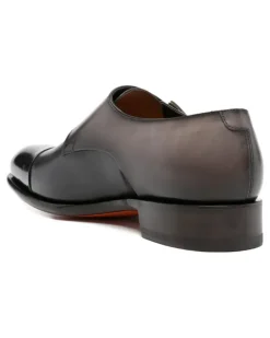 Klassische Monk-Schuhe - Grau