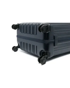 Klassischer Hartschalen-Rollkoffer - Blau