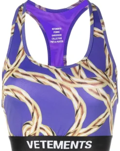 Klassischer Sport-BH - Violett