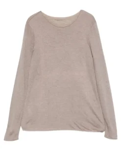 Klassisches Langarmshirt - Braun