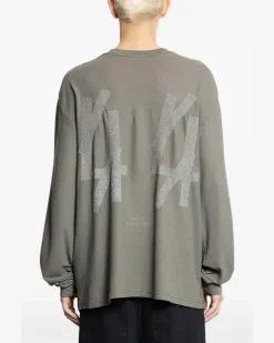 Klassisches Langarmshirt - Grau
