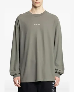 Klassisches Langarmshirt - Grau