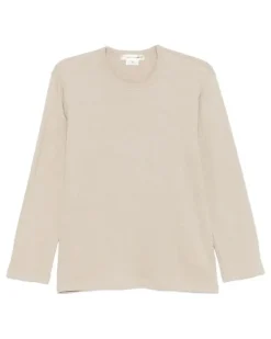 Klassisches Langarmshirt - Nude
