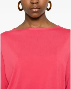 Klassisches Langarmshirt - Rosa